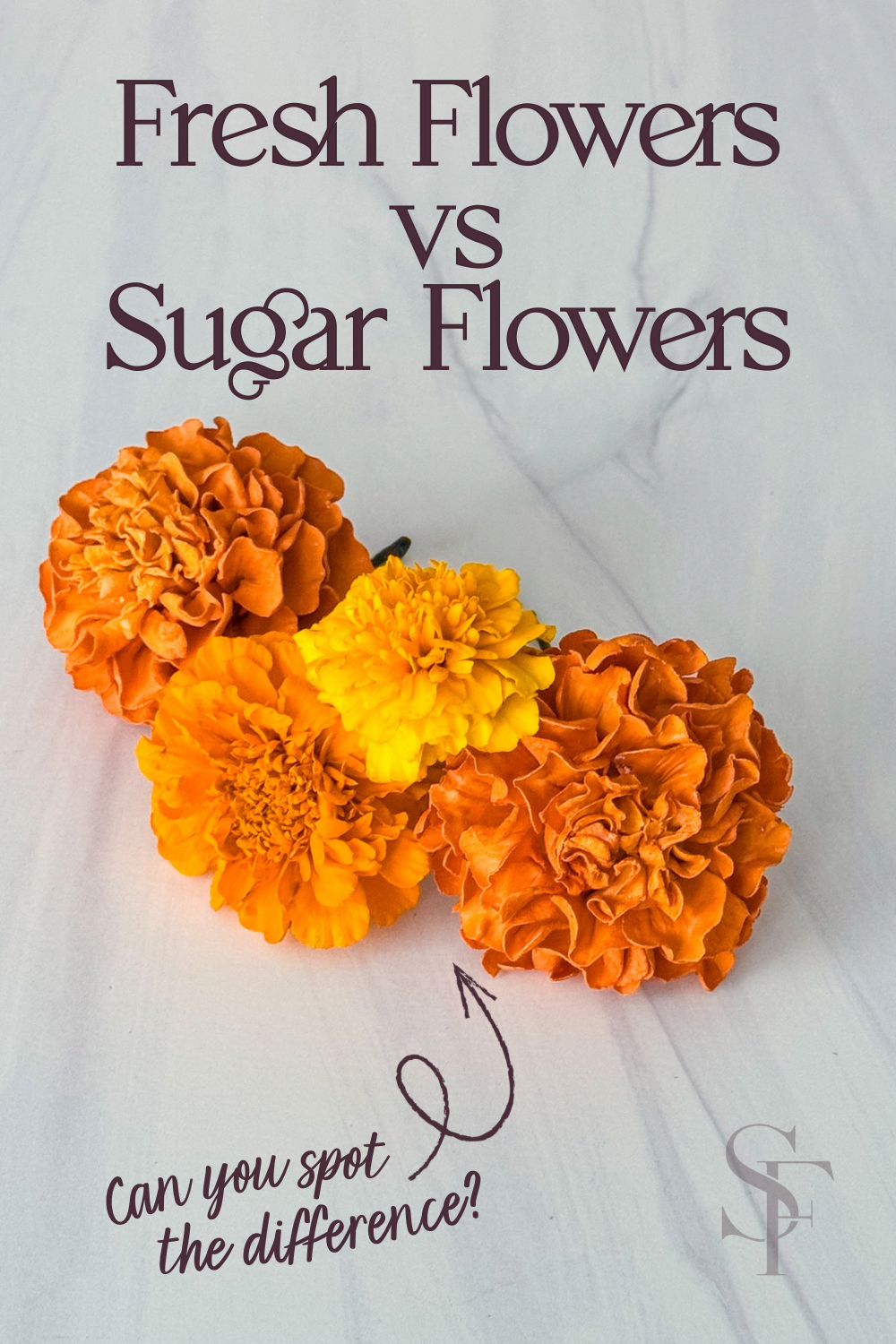 Marigold Sugar Flower