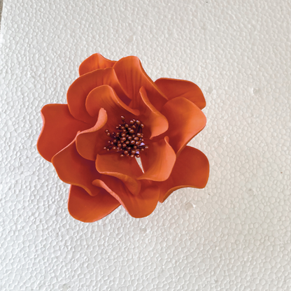 Open Rose Sugar Flower Wedding Cake Toppers