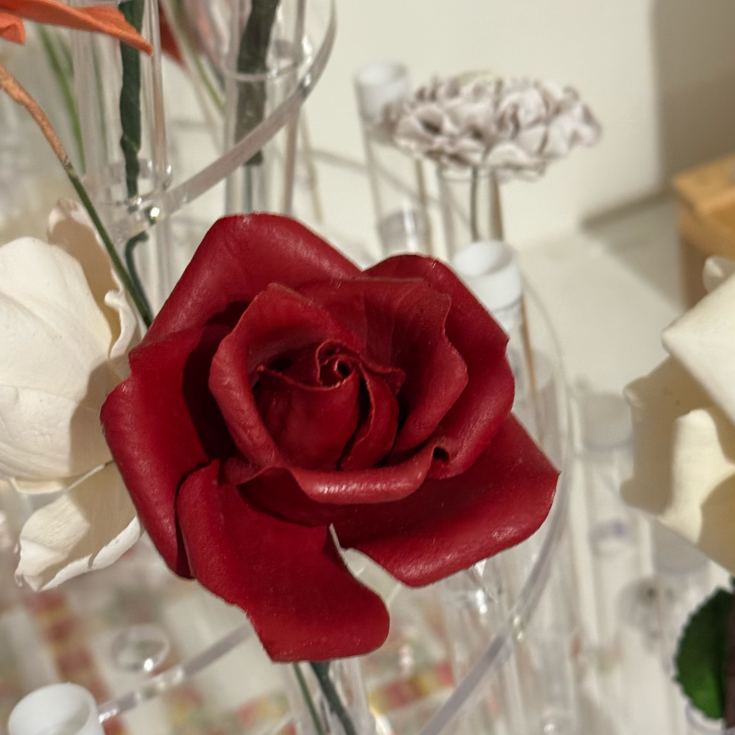 Burgundy Red Rose (small)